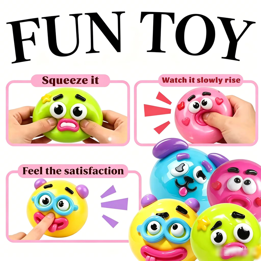 Meade Hundegesicht-Squishy-Spielzeug, weich, formbar, langsam aufsteigend - Bild 3