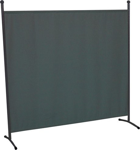 Sichtschutz Paravent von ANGERER FREIZEITMÖBEL aus Stahl und Polycarbonat in Grau, Höhe: 178 cm, Breite: 178 cm - Bild 1