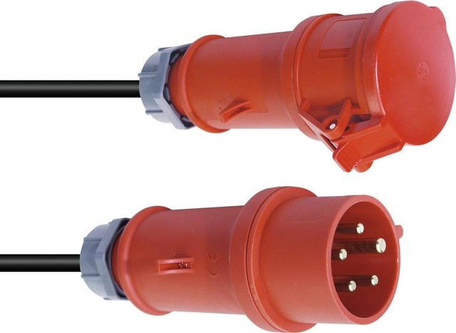 PSSO CEE Verlängerung 16A 5x2,5 in Rot, 15m - Bild 1