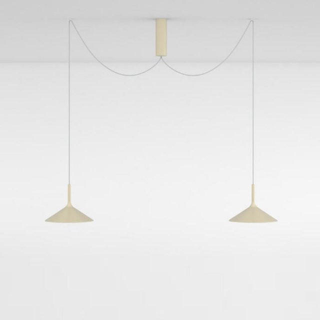Rotaliana Dry H2 LED-Pendelleuchte in Bronze mit warmweißem Licht (2700K) dimmbar - Bild 1