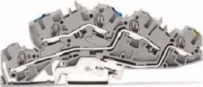 WAGO Installations-Etagenklemme N/L/PE 4/6qmm grau 2005-7646 - Bild 1