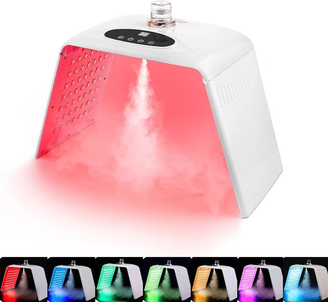 vilnason LED Maske Gesicht, 7-Farben Lichttherapie, Unisex - Bild 1