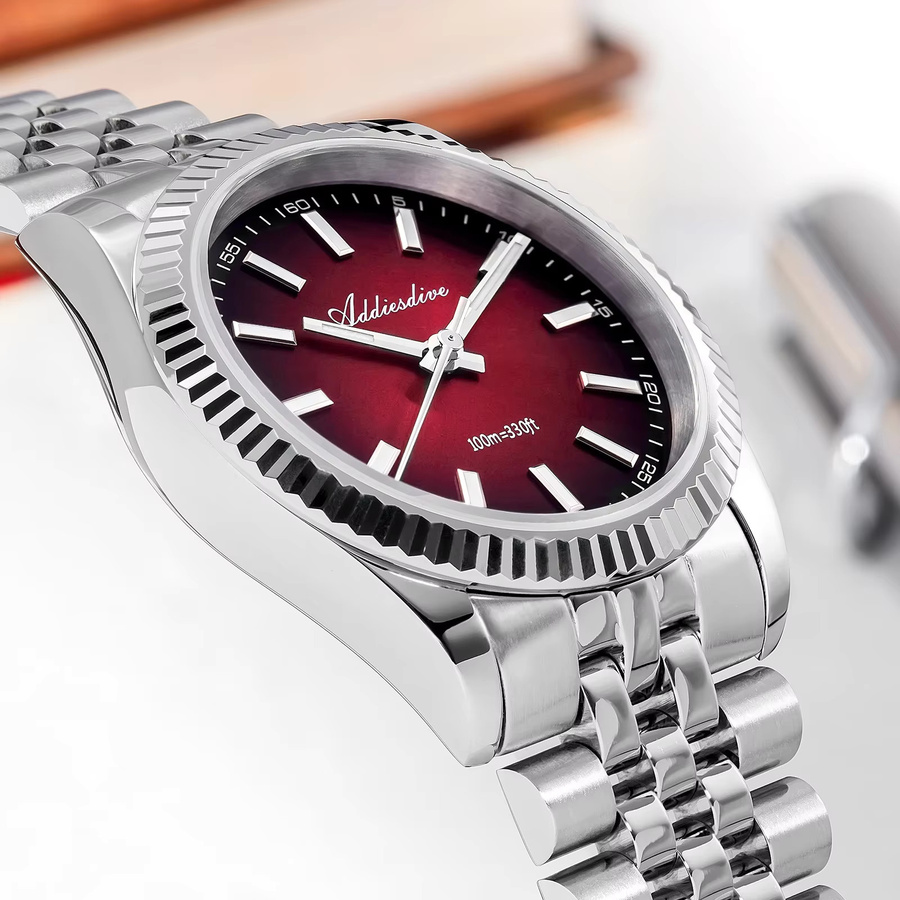 Addiesdive Armbanduhr Edelstahl, Quarz, Saphirglas, Herren - Bild 3