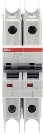 ABB SU202M-C3 Leitungsschutzschalter 3A 440V grau - Bild 1