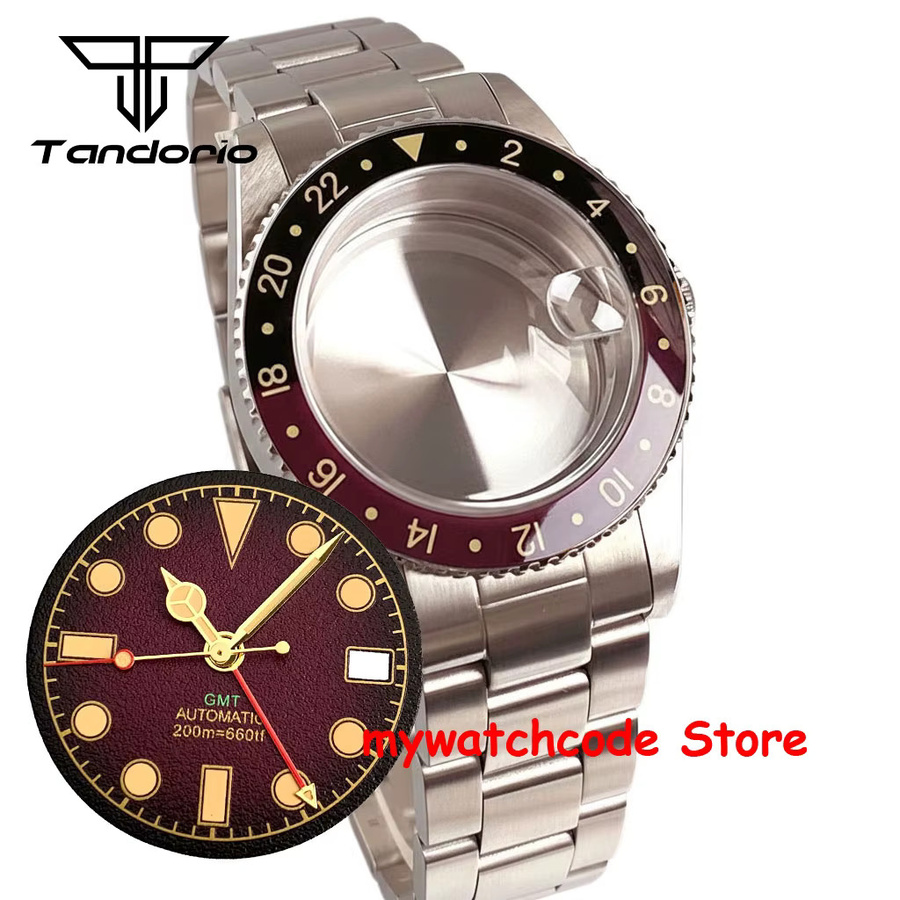 tandorio Uhrenzubehör Set, Edelstahl, Automatik, 38 mm, Unisex - Bild 2