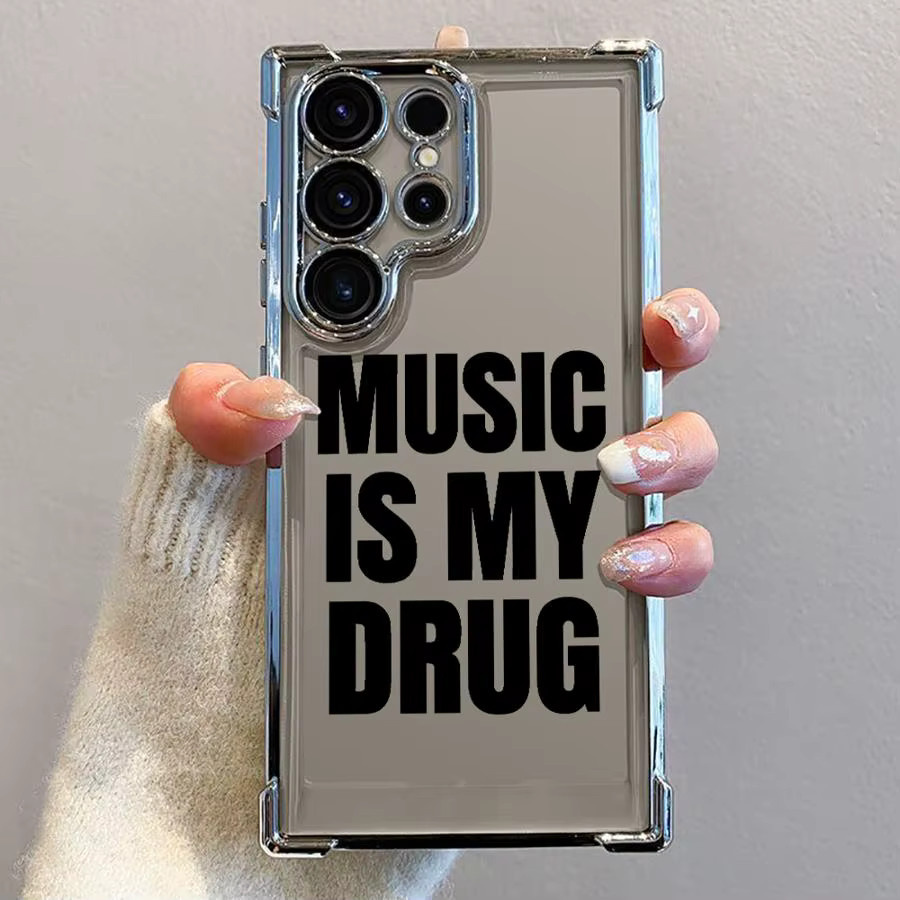 Handyhülle Musik Ist Mein All Was Ich Brauche für Samsung Galaxy S25 S24 S23 S22 Ultra S21 Plus S20 FE - Bild 3