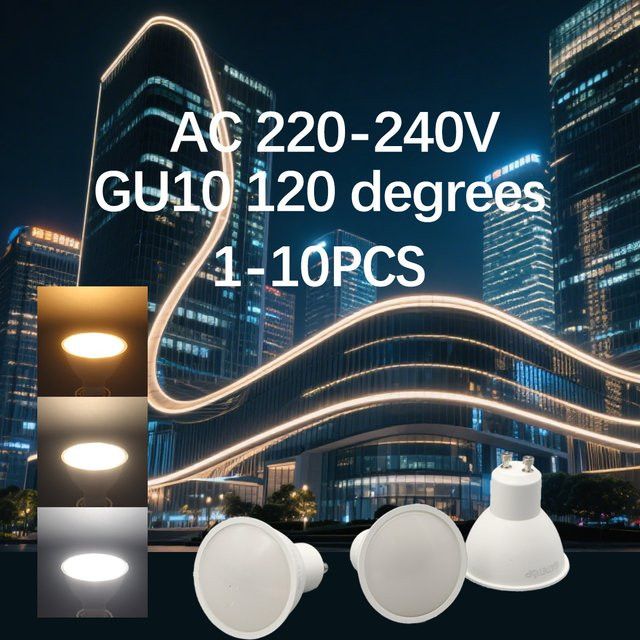 Gatetop GU10 LED Scheinwerfer Birne Warmweiß 3000K als Halogenersatz - Bild 1