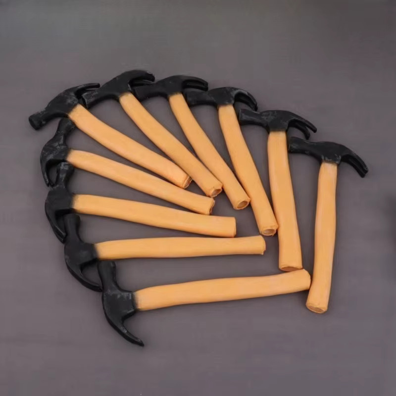 soulbao Magischer Fake-Hammer-Scherzartikel-Set, Gummi-Klauenhammer - Bild 3