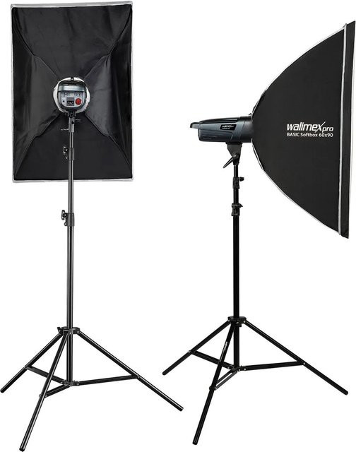 Walimex Pro Emerger 400 Double Studioblitz Set in Schwarz - Bild 1
