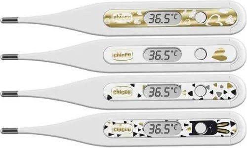 Digitales Babythermometer von Chicco in Weiß mit Temperaturanzeige - Bild 1