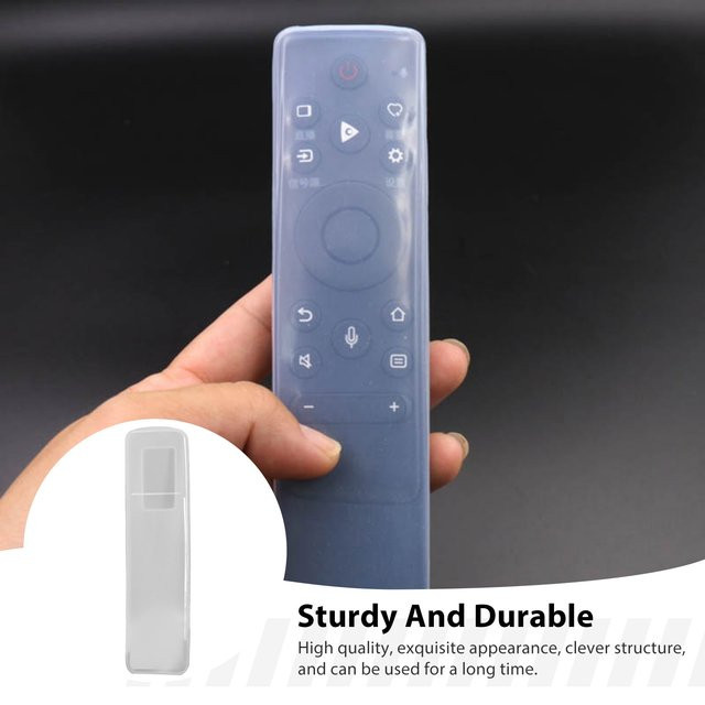 Transparente Silikon-Schutzhülle für Xiaomi TV-Fernbedienungen - Bild 1