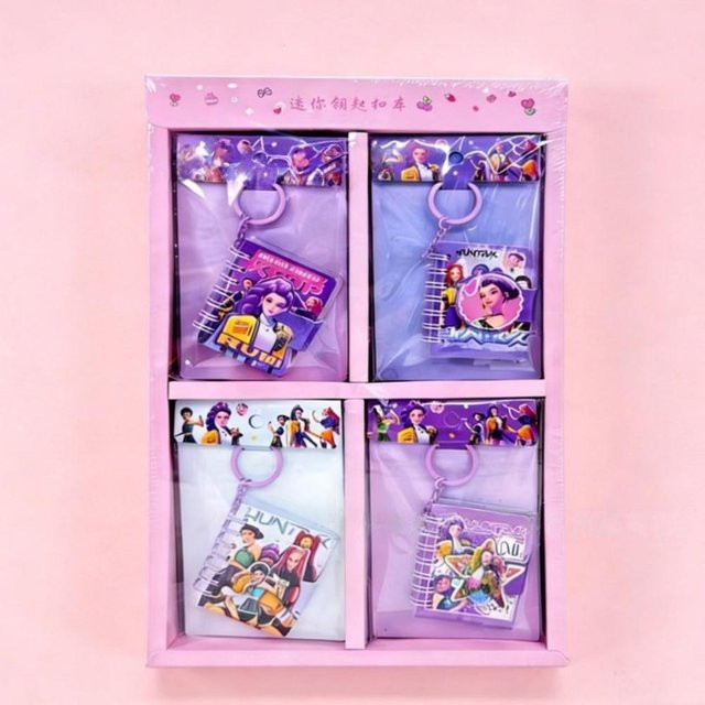 Magnetischer Mini-Schlüsselanhänger Spiralform, Purple, Unisex - Bild 1
