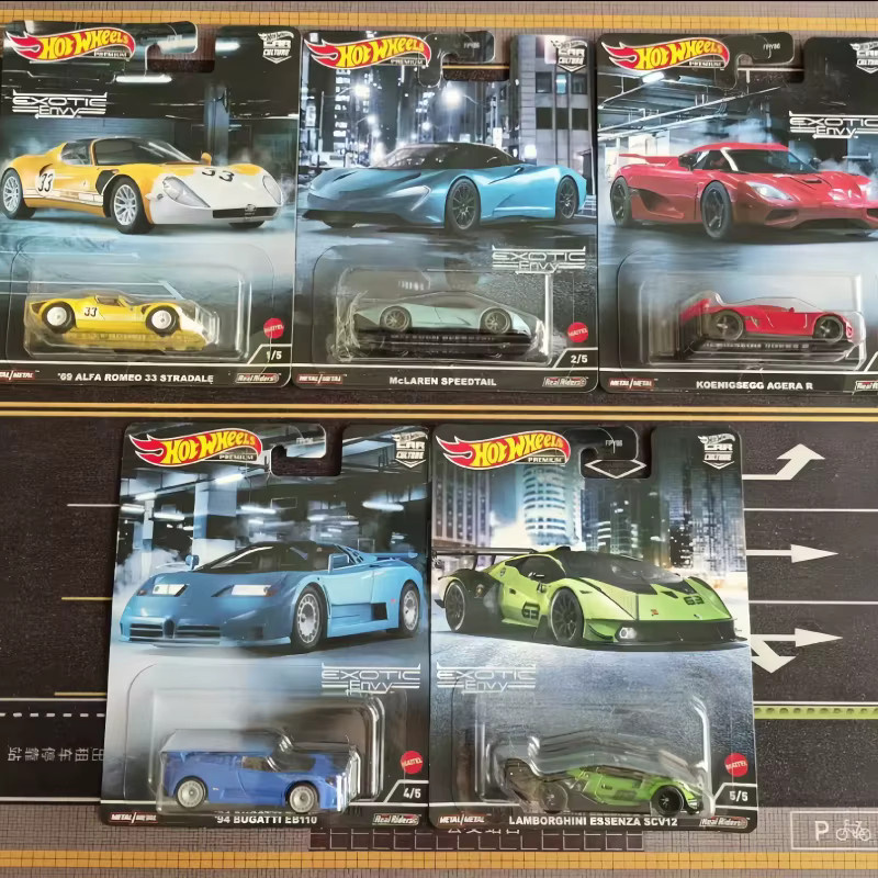 Hot Wheels Exotische Envy Supercar, Auto Modell, Metall - Bild 2