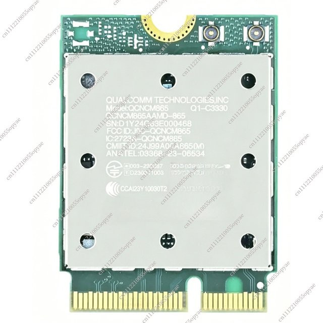 Wifi7 QCNCM865 Wireless-Adapter mit 2,4 Gbit/s Tri-Band Unterstützung für 2,4 GHz, 5 GHz und 6 GHz sowie Bluetooth, M.2 Netzwerkkarte für Windows 11 - Bild 1