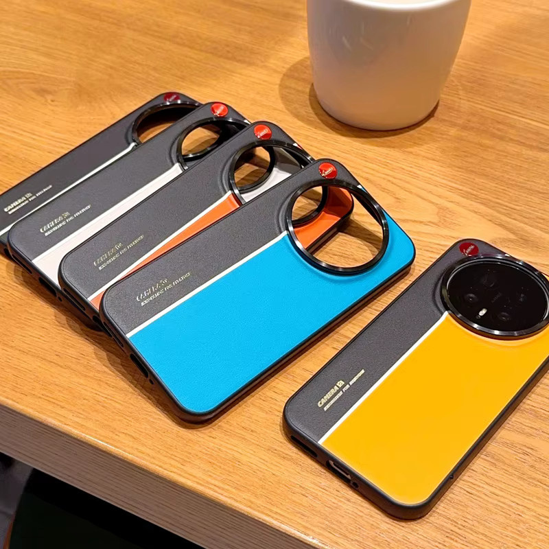 Honor Magic 8 und Magic 8 Pro Handyhülle mit zweifarbigem Design und fluoreszierenden Linien in Grün/Mehrfarbig - Bild 3