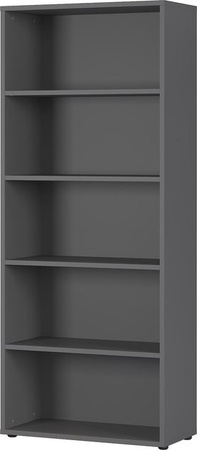 Aktenregal Universal FRANKFURT von KADIMA DESIGN in Anthrazit, Breite: 80 cm, Höhe: 197 cm