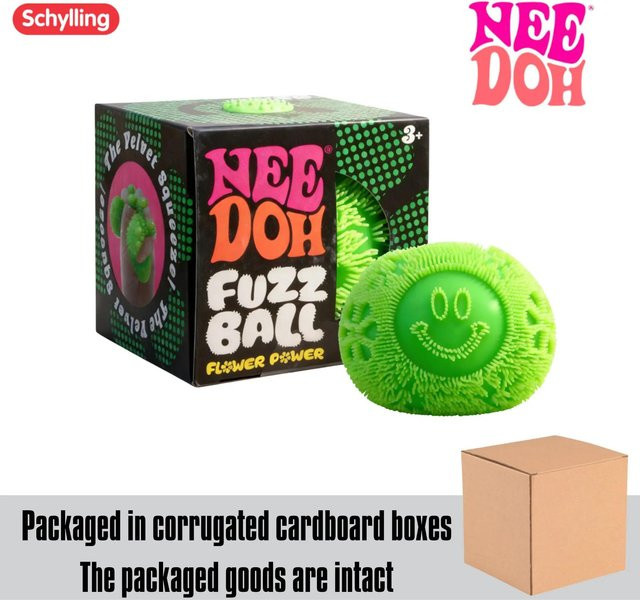 Fuzz Fidget Toys Set Wonder Waves, Fuzz Ball & Quallen Squishy, Weicher Knetball, Sensorisches Spielzeug - Bild 1