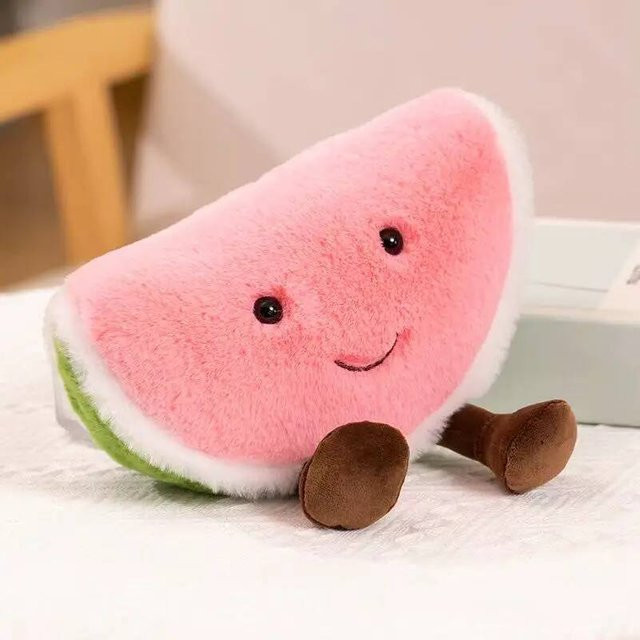 Yiran Health & Beauty Wassermelone Drachenfrucht Puppe, Plüschtier, Bunt / Mehrfarbig - Bild 1