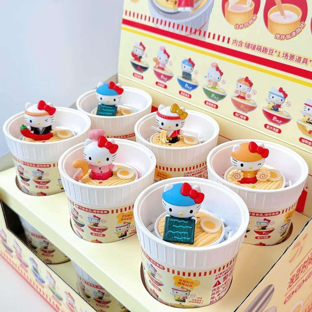 Sanrio Hello Kitty Ramen Shop Blind Box, Mini-Figur, Einzelfigur - Bild 1