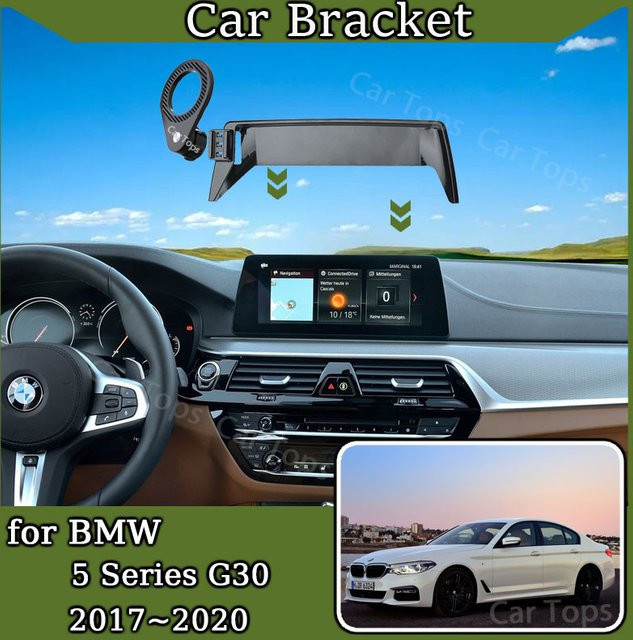 MagSafe Magnet-Autotelefonhalter für BMW 5er G30 und 6er G32, Schwarz - Bild 1