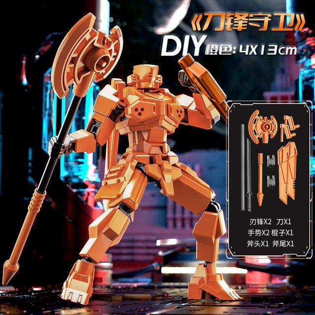 Bandai Mehrgelenkiger Beweglicher Formwandler-Roboter, Actionfiguren, 13-teiliges Set - Bild 1