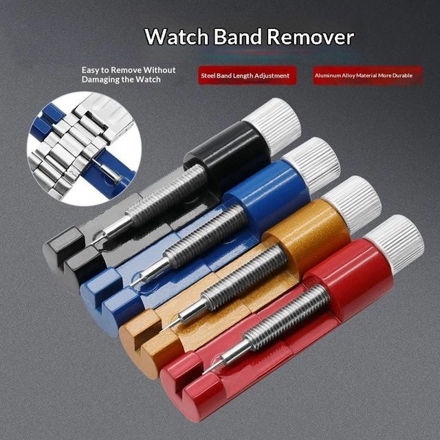 Velishy Werkzeug zum Entfernen von Uhrenarmbandgliedern, Aluminiumlegierung - Bild 1