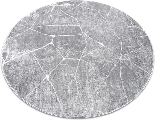 RugsX Teppich MEFE VG14612 in Grau und Silber, modern im Stone-Look, B/T: 200 x 200 cm - Bild 1