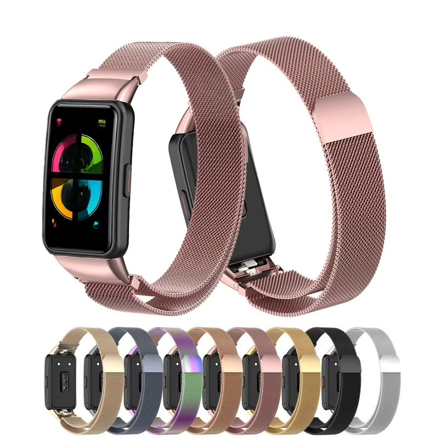 Uhrenarmband Edelstahl, Unisex, für Huawei Band 6/6 Pro - Bild 6