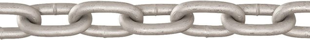 Conacord Schweißkette Form A aus Stahl in Silber, Durchmesser: 3 mm, Breite: 16 mm - Bild 1