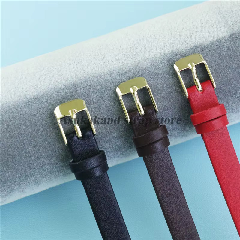 asukaband Uhrenarmband Leder, schwarz, Unisex - Bild 3