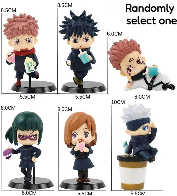 Fashnics Jujutsu Kaisen Q Posket Figur, 6-teiliges Set, ab 14 Jahren - Bild 1