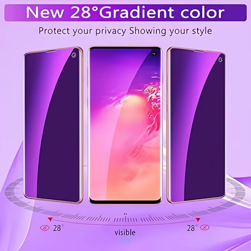 Anti-Blaulicht Displayschutzfolie aus gehärtetem Glas für Samsung Galaxy S26, S25, S24 Plus und S24 Ultra, transparent - Bild 3