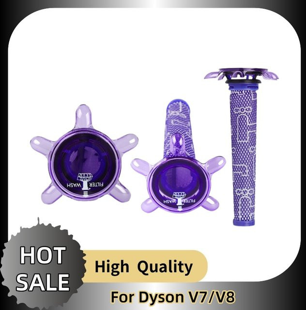 Dyson Frontfilterelement für Staubsauger V7 und V8 in Purple - Bild 1
