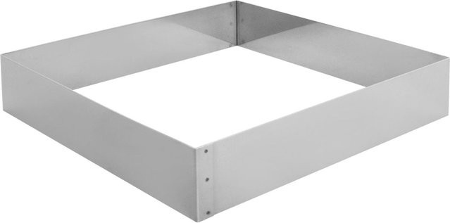 Schneider Schnitten- und Backrahmen quadratisch aus Edelstahl, Farbe Silber, B/T/H: 26 x 26 x 5 cm - Bild 1
