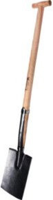 Krumpholz Rodespaten mit Eschen-Stiel, Blattmaß: 285 x 180 mm, Stiel-Länge: 950 mm, Gewicht: 2800 g - Bild 1