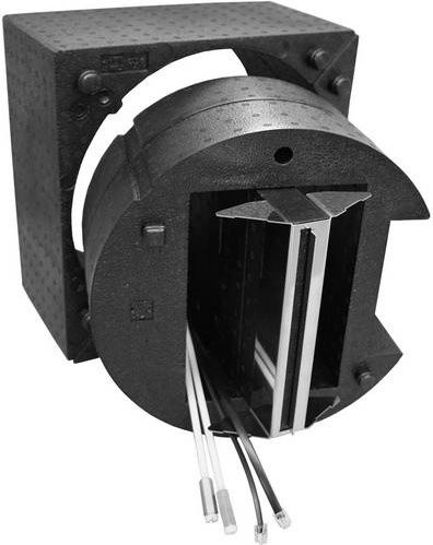 Glen Dimplex SEE Verlängerungsset Wandhülse DL 50 V in Schwarz - Bild 1