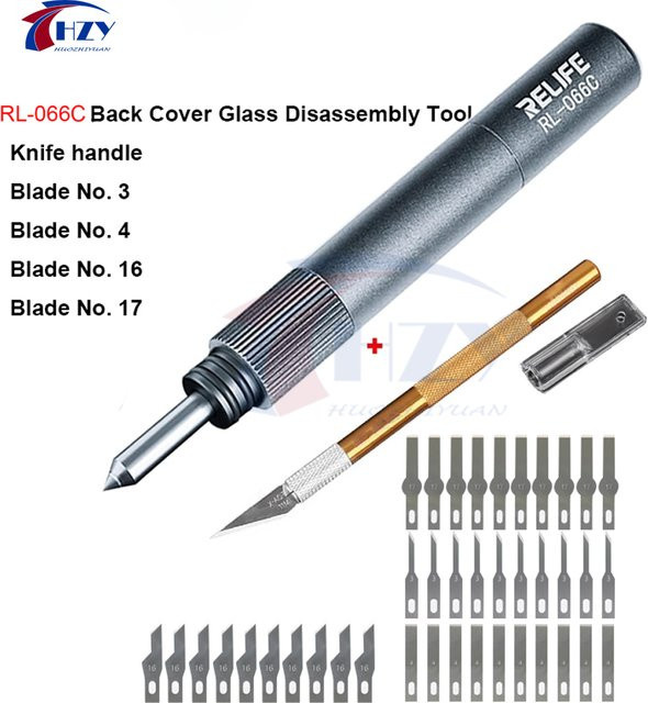 RELIFE RL-066C Glasbruch-Stift zur Demontage der Rückglas-Kamera bei der Smartphone-Reparatur - Bild 1