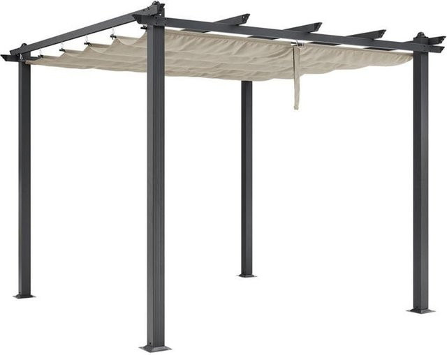 CALVI CORDOBA Aluminium-Pergola in Beige, B/T: 300 x 300 cm - Bild 1
