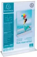 Exacompta Tischaufsteller Office Exacryl T-Form DIN A4 transparent aus Kunststoff - Bild 1