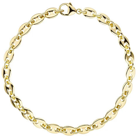Colfem Armband Kaffeebohne, 585 Gelbgold, 21 cm - Bild 1