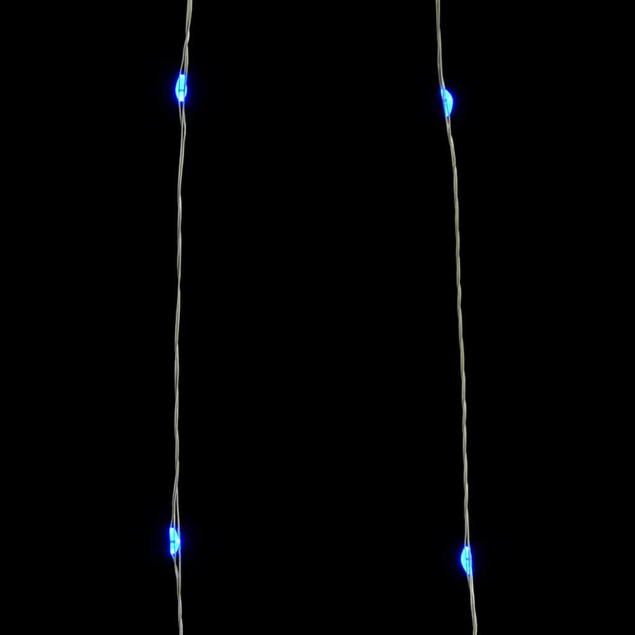 vidaXL LED-Lichterkette mit 150 LEDs in Blau aus Kupferdraht für Innen- und Außenbereich mit Fernbedienung, 15 m - Bild 3