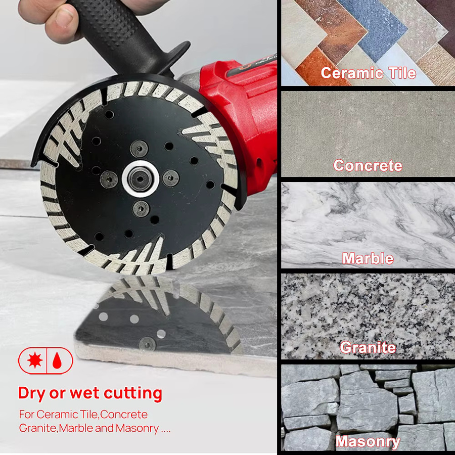 DT-DIATOOL Diamant-Turboscheibe für Beton, Granit und Marmor, Farbe: Schwarz, Durchmesser: 230 mm, Bohrung: 5/8-11 - Bild 3