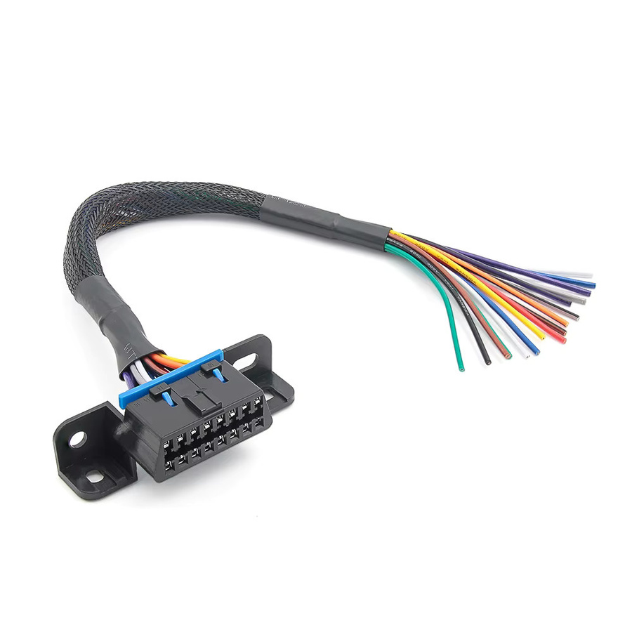 JFIND OBD2 Verlängerungskabel 16-Pin J1962 Stecker auf Buchse für Kfz-Diagnosewerkzeug, Mehrfarbig, Länge: 10 cm oder 30 cm - Bild 2