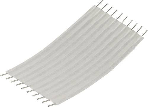 TRU COMPONENTS A10-N050-A-3.2 Flachleiter-Verbinder mit 10 Polen in Weiß - Bild 1
