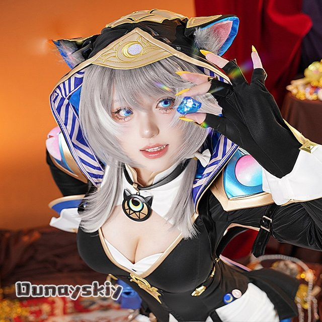 Cipher Cosplay Honkai: Star Rail Damen-Jumpsuit, Halloween-Kostüm, Zentai-Anzug - Bild 1