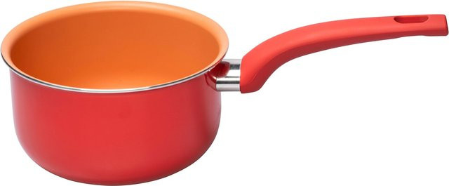 Genialo Mini-Stielkasserolle mit Keramikbeschichtung, Rot, Durchmesser: 16 cm - Bild 1