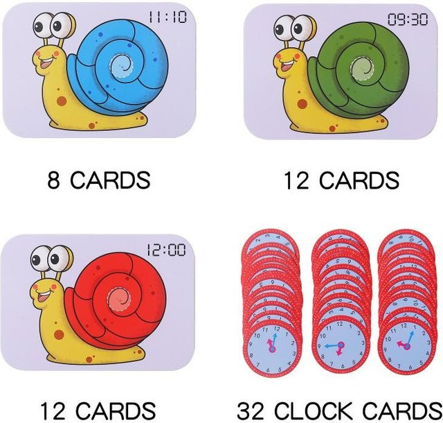Binchi Outdoor Product Schnecke Uhr, Zuordnungs Puzzle, Lernspielzeug - Bild 1
