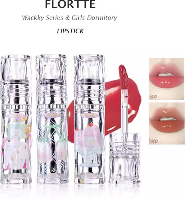 FLORTTE Lip Paint Lipgloss, Glänzend, Unisex - Bild 1