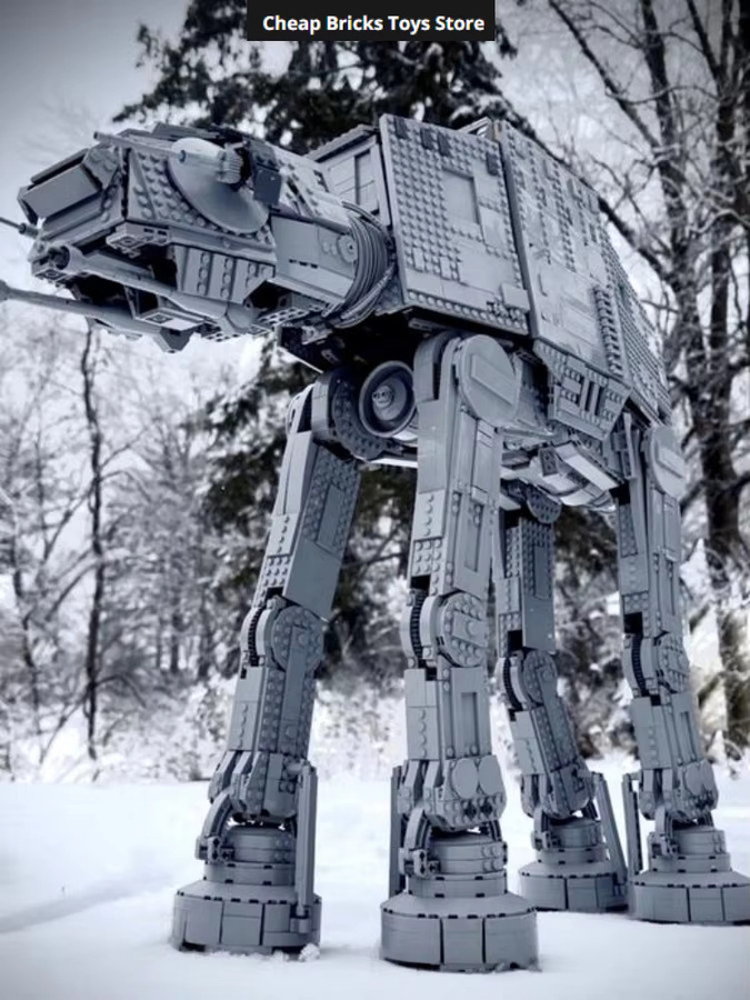Potdemiel Imperial Walker, Bausteine, 6.782 Teile, Militärfahrzeug-Modell - Bild 2