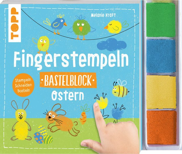 Frech Verlag TOPP Fingerstempeln Bastelblock Bunt / Mehrfarbig - Bild 1